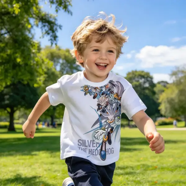 Sonic T-Shirt The Hedgehog Cotton Unisex White